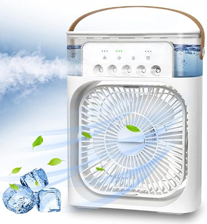 Ice Cooling Fan Mini | USB Portable Mist Fan for Room & Office KSA