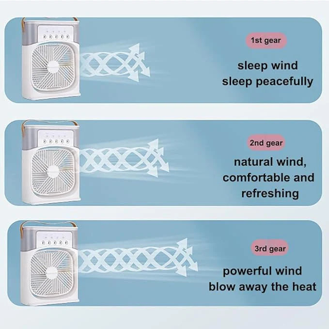 Ice Cooling Fan Mini | USB Portable Mist Fan for Room & Office KSA