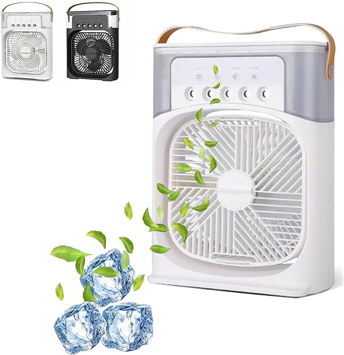 Ice Cooling Fan Mini | USB Portable Mist Fan for Room & Office KSA