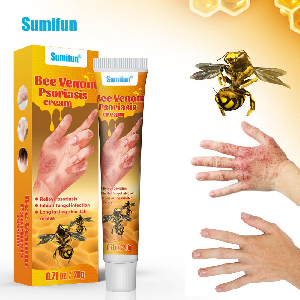 كريم سم النحل من Ummifun لتخفيف الصدفية وإصلاح البشرة وترطيبها