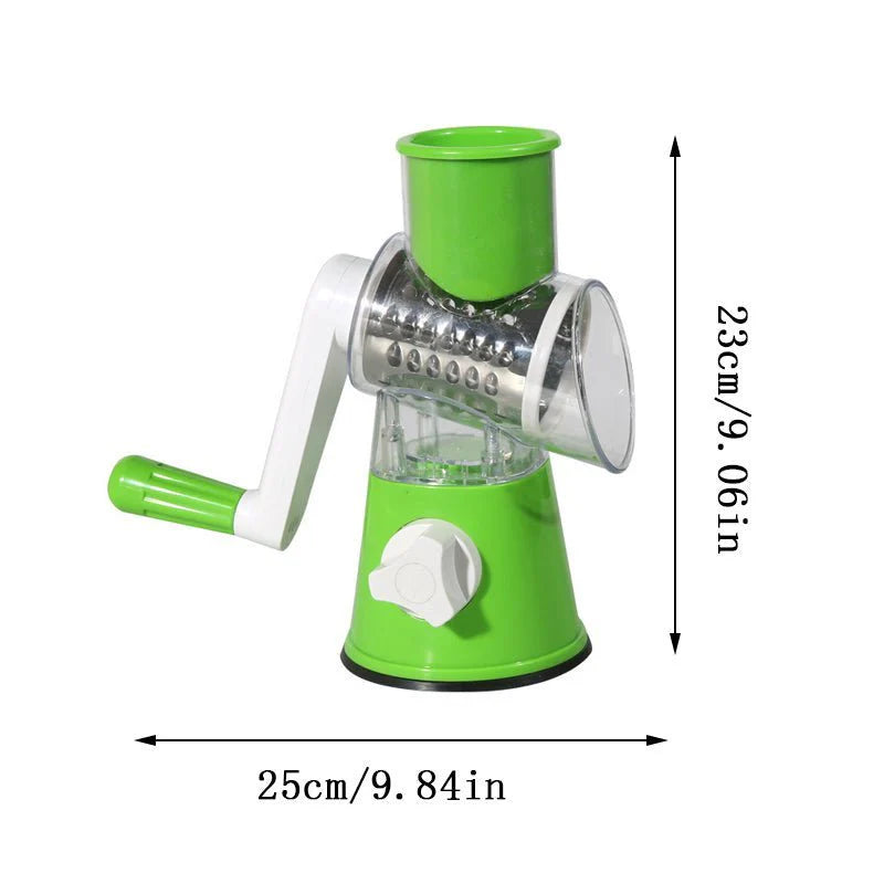 Table Top Drum Grater | Manual Vegetable Slicer & Cheese Grater KSA